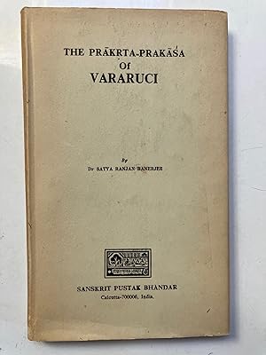 The Prakrta-Prakasa of Vararuci