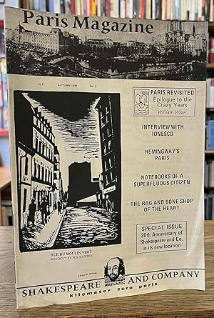 Paris Magazine _ No. 2 _ Atumn 1984 _ Special Issue _ 20th Anniversary of Shakespeare and Co. in ...