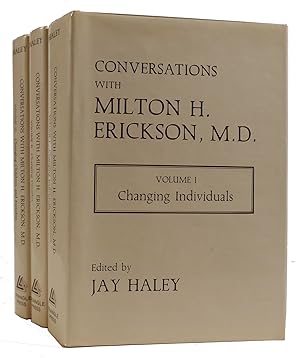 CONVERSATIONS WITH MILTON H. ERICKSON, M.D. 3 VOLUME SET Changing Individuals, Changing Couples, ...