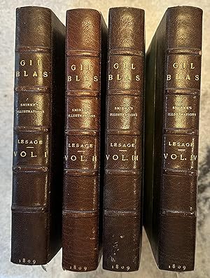 4 Volumes. The Adventures of Gil Blas of Santillane