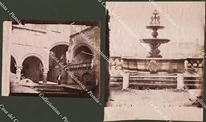 VITERBO. 2 foto originali all'albumina dello Studio Attilio Sorrini di Viterbo. Fine 1800