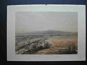 General view of the battle-field of Magenta. Litografia, Carlo Bossoli, Londra, 1859
