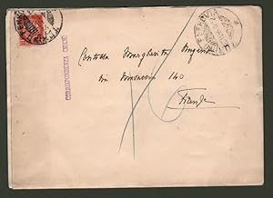 Storia postale Regno. Lettera per ciechi da Torino a Trieste del 23.11.1936