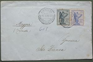 Regno. Lettera del 15.7.1922 da Siracusa a Trieste.