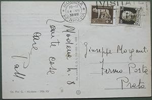 Regno. Fermo Posta. Cartolina illustrata del 14.7.1938