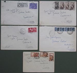 Repubblica. Tre lettere e due espressi 1949-51.