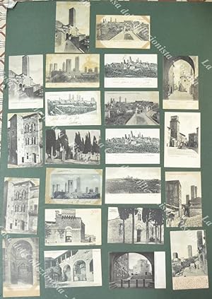 SAN GIMIGNANO, Siena. 22 cartoline d'epoca