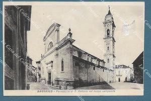 BAGNASCO, Cuneo. Parrocchia S.Antonio. Cartolina d'epoca viaggiata