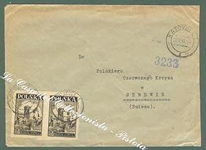 POLAND, POLONIA. Cover to Ginevra (Svizzera), 1946.