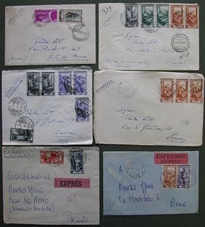 Repubblica. ESPRESSI. 6 lettere 1952 - 1953.