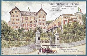 CASTIGLIONE DEI PEPOLI, Bologna. Stabilimento Ruggeri. Cartolina d'epoca inizio 1900