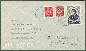 PORTOGALLO. Lettera aerea del 10.2.1941 per Zurigo