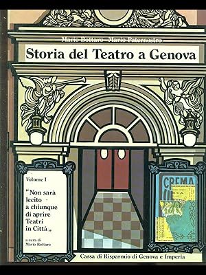 Storia del teatro a Genova vol. 1