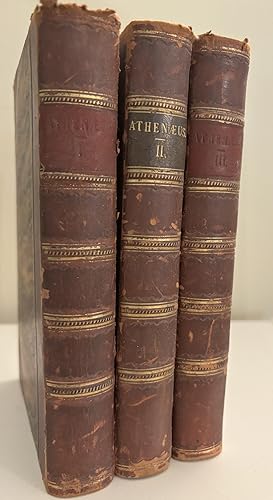 The Deipnosophists or Banquet of the Learned of Athenaeus Set Volumes I, II, III