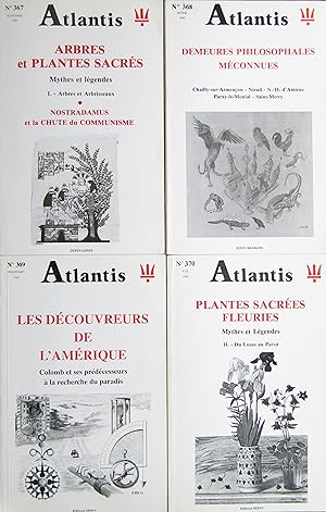 Revue ATLANTIS N° 367 à 370 65ème année complète (1991-1992)