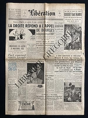 LIBERATION-N°3981-MARDI 25 JUIN 1957