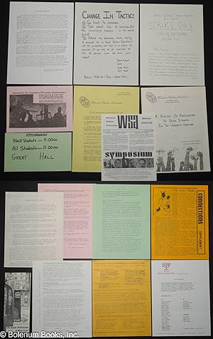 [Collection of 19 items on the Black Student Strike at the University of Wisconsin, Madison, 1969]