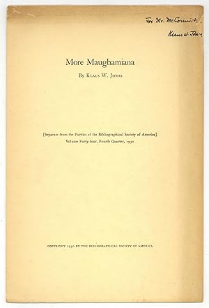 More Maughamiana