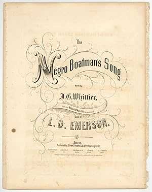 [Sheet music]: The Negro Boatman's Song