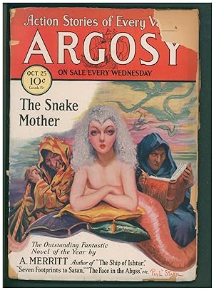 The Snake Mother in Argosy October 25, 1930 to December 6, 1930