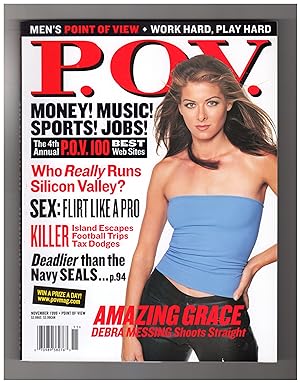 P.O.V. Magazine - November, 1999. Debra Messing Cover