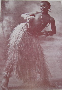 Black & White Postcard. Rob. Renaudin Jeune star creole--Prodige de la danse Emule de Josephine B...