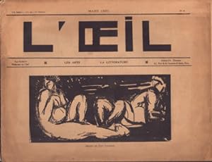 L'Oeil les arts, la littérature Mars 1920. No. 3