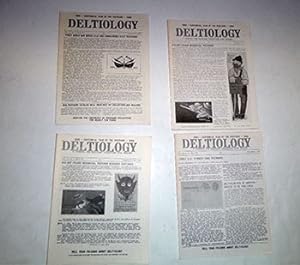 Deltiology. A Journal for the Postcard Collectors and Dealers. First editions.