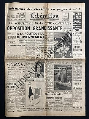 LIBERATION-N°2686-MARDI 28 AVRIL 1953