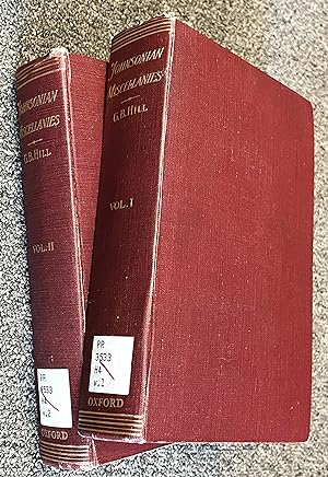 Johnsonian Miscellanies [Two Volumes]