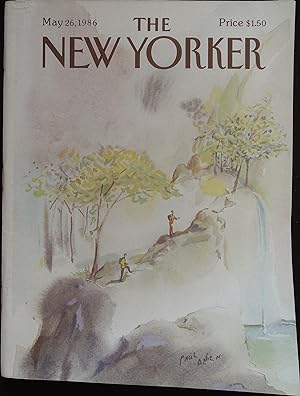 The New Yorker May 26, 1986 Paul Degen Cover, Complete Magazine