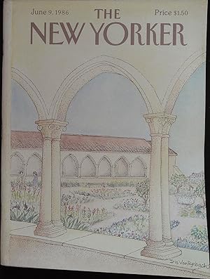 The New Yorker June 9, 1986 Iris Van Rynbach Cover, Complete Magazine