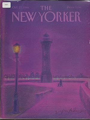 The New Yorker October 27, 1986 Eugene Mihaesco Cover, Complete Magazine