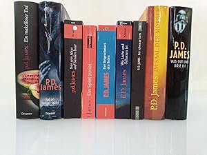 Konvolut 9 Bücher: Verschiedene Kriminalromane von P.D. James