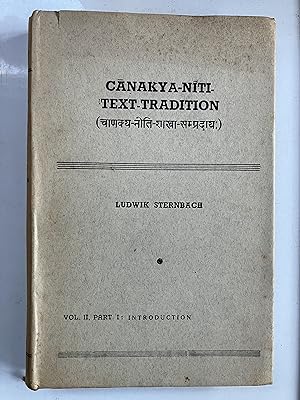 Canakya-niti-text-tradition : Volume 2, Part 1 : Introduction
