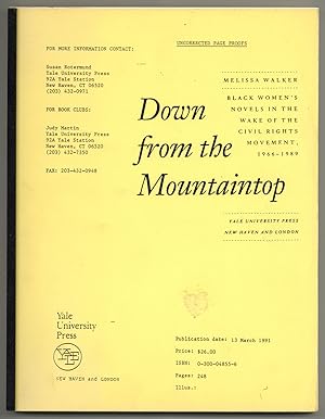 Down from the Mountaintop: Black Women's Novels in the Wake of the Civil Rights Movement, 1966 - ...
