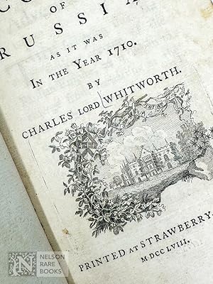 [Strawberry Hill Press]. An Account of Russia as it was in the Year 1710