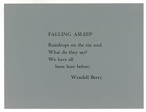 [Postcard]: Falling Asleep