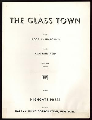 [Sheet music]: The Glass Town