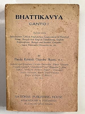 Bhattikavya : Canto I