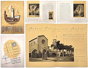 Brochure Promoting the J.J. Mottell Mortuary and Tourism Interests in Long Beach, California