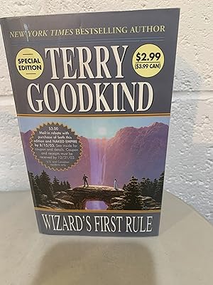 Wizard's First Rule (Sword of Truth) ** Signed**