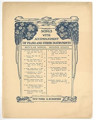 [Sheet music]: Sing, Smile, Slumber! (Songs with Accompaniment of Piano and Other Instruments: Se...