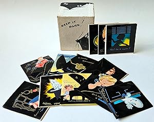 Keep it Dark! 13 Celluloid Greeting Cards in Original Box