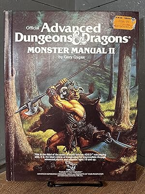 Official Advanced Dungeons & Dragons: Monster Manual II