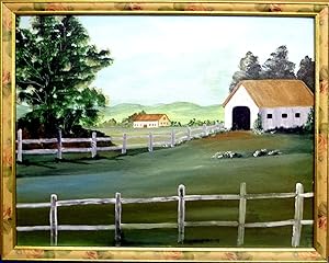 American Rural Farm Painting