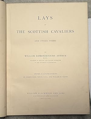 Lays of The Scottish Cavaliers and Other Poems