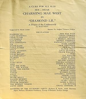 [Theater] [Jack Cheatham] [Mae West] Archive of actor Jack Cheatham