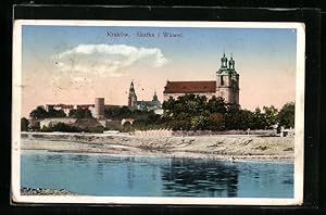 Ansichtskarte Kraków, Skatka i Wawel