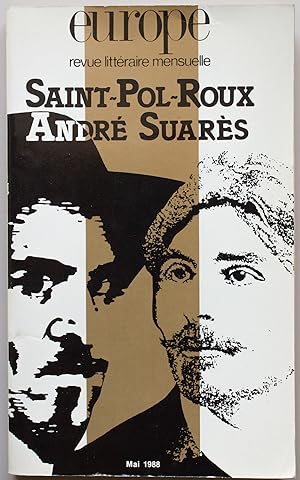 Europe, revue littéraire mensuelle. N° 709, mai 1988 : Saint-Pol-Roux / André Suarès